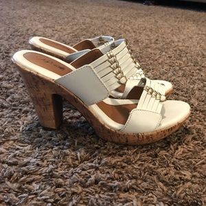 Jessica Simpson White Sandals
